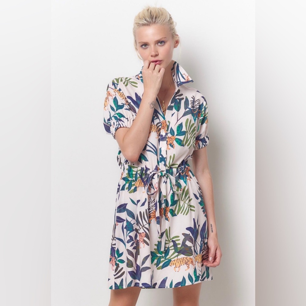 Corey Lynn Calter Leila Tiger Dress